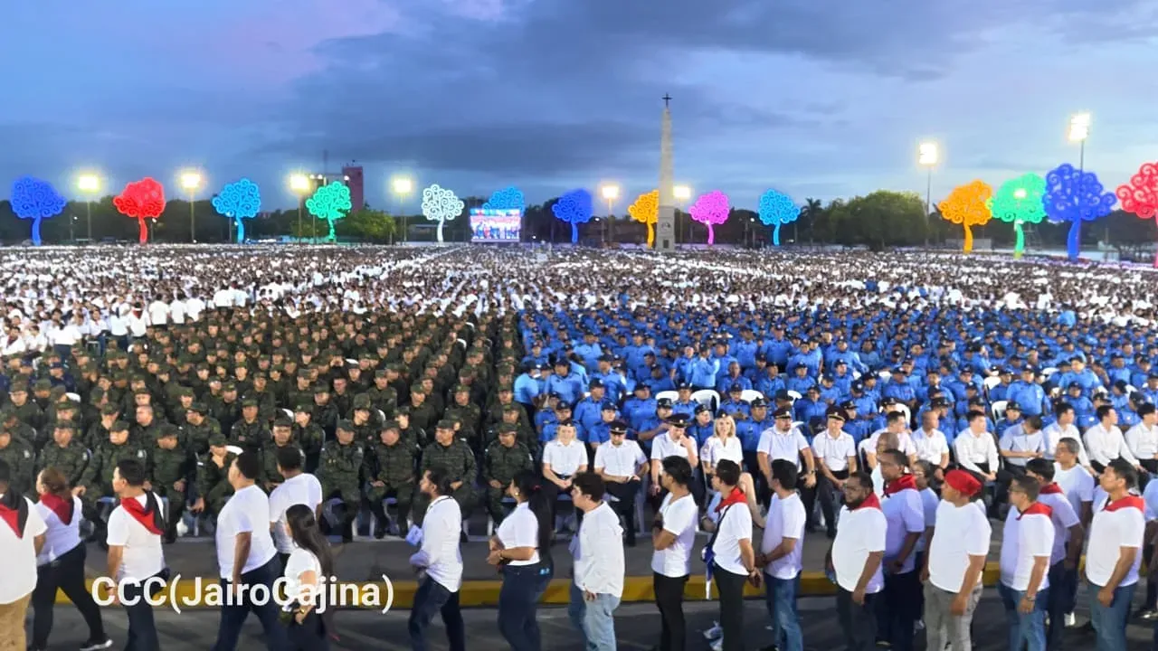 Acto central del 47.° aniversario del triunfo de la Revolución Popular Sandinista