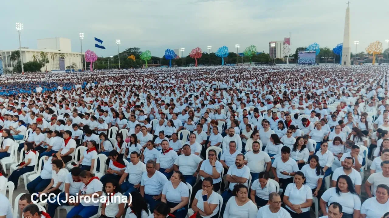 Acto central del 47.° aniversario del triunfo de la Revolución Popular Sandinista