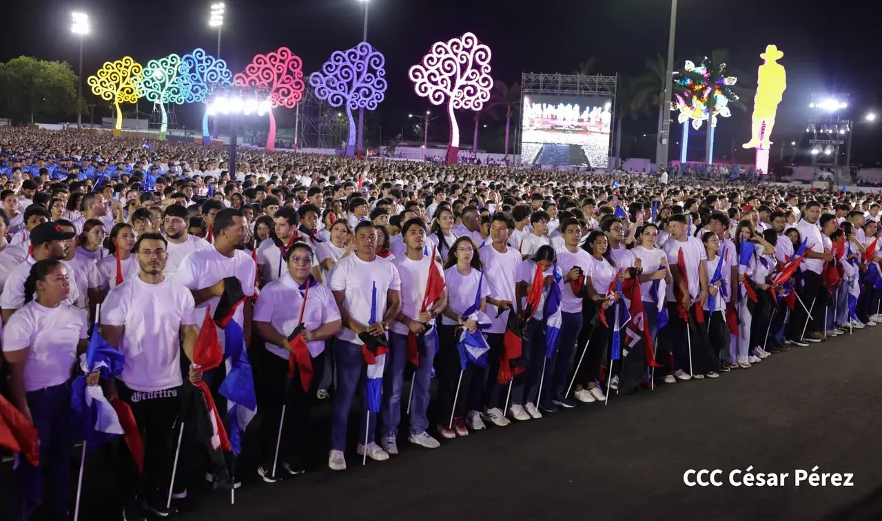 Acto central del 47.° aniversario del triunfo de la Revolución Popular Sandinista
