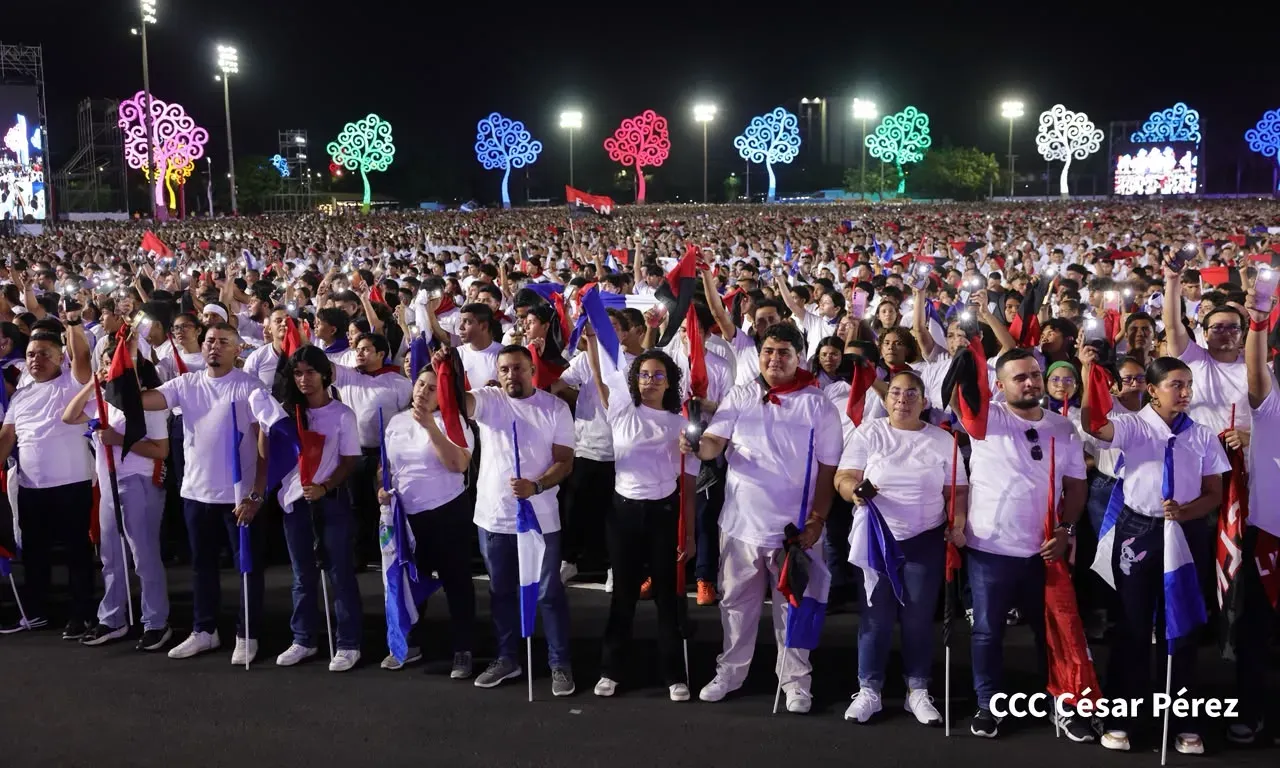 Acto central del 47.° aniversario del triunfo de la Revolución Popular Sandinista