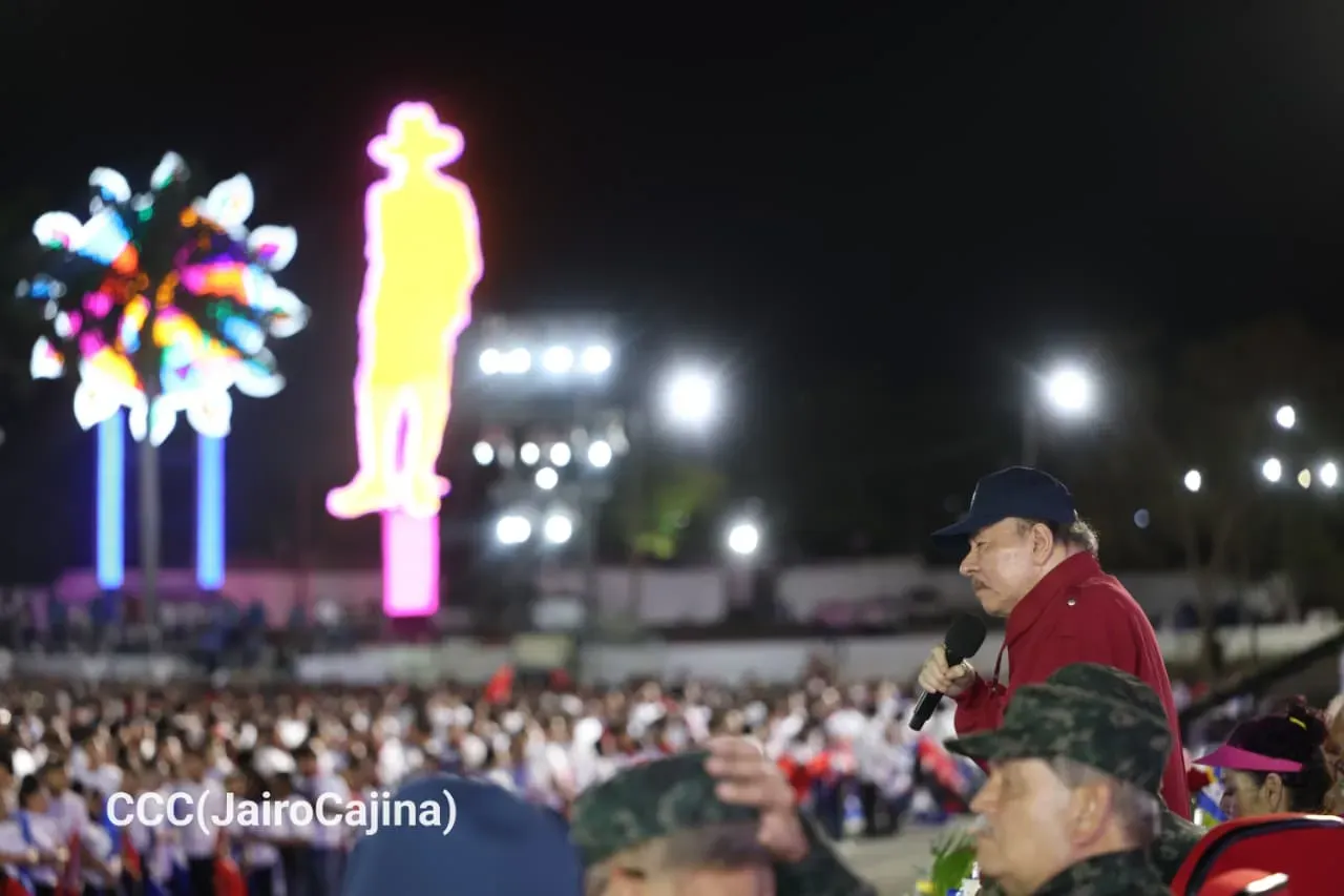 Acto central del 47.° aniversario del triunfo de la Revolución Popular Sandinista