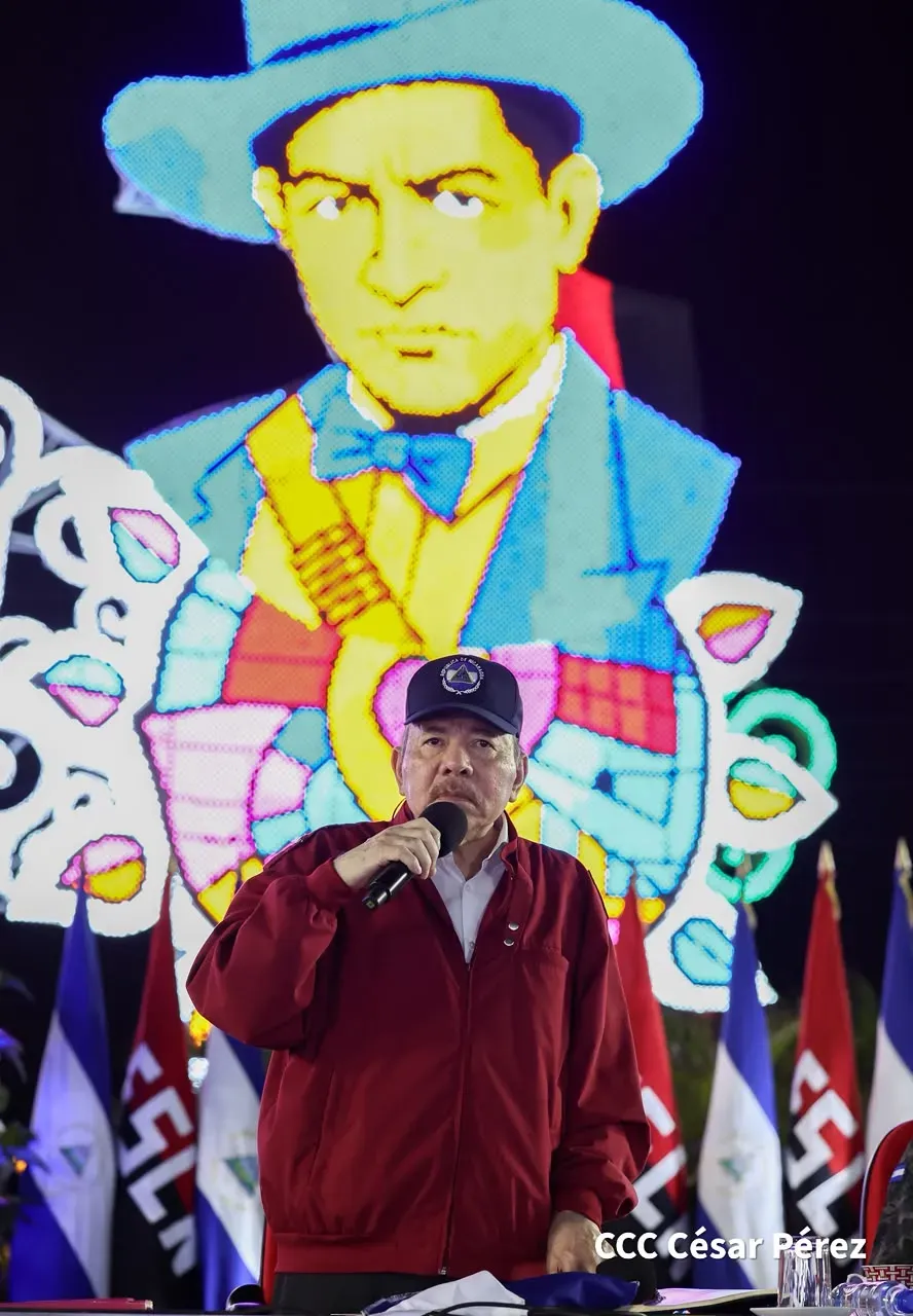 Acto central del 47.° aniversario del triunfo de la Revolución Popular Sandinista