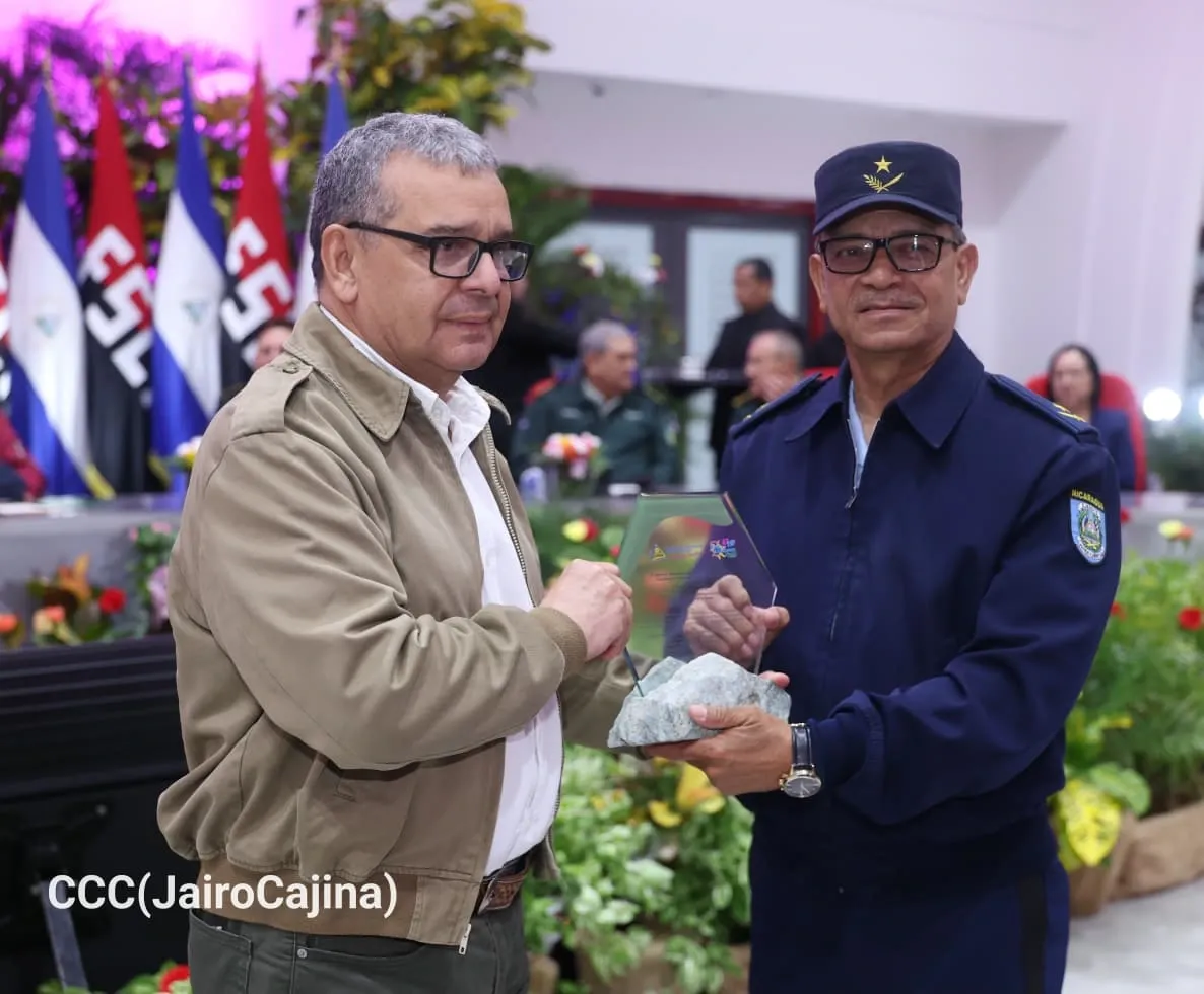 Acto del 47.º aniversario de fundación de la Fuerza Aérea y Defensa Antiaérea del Ejército de Nicaragua