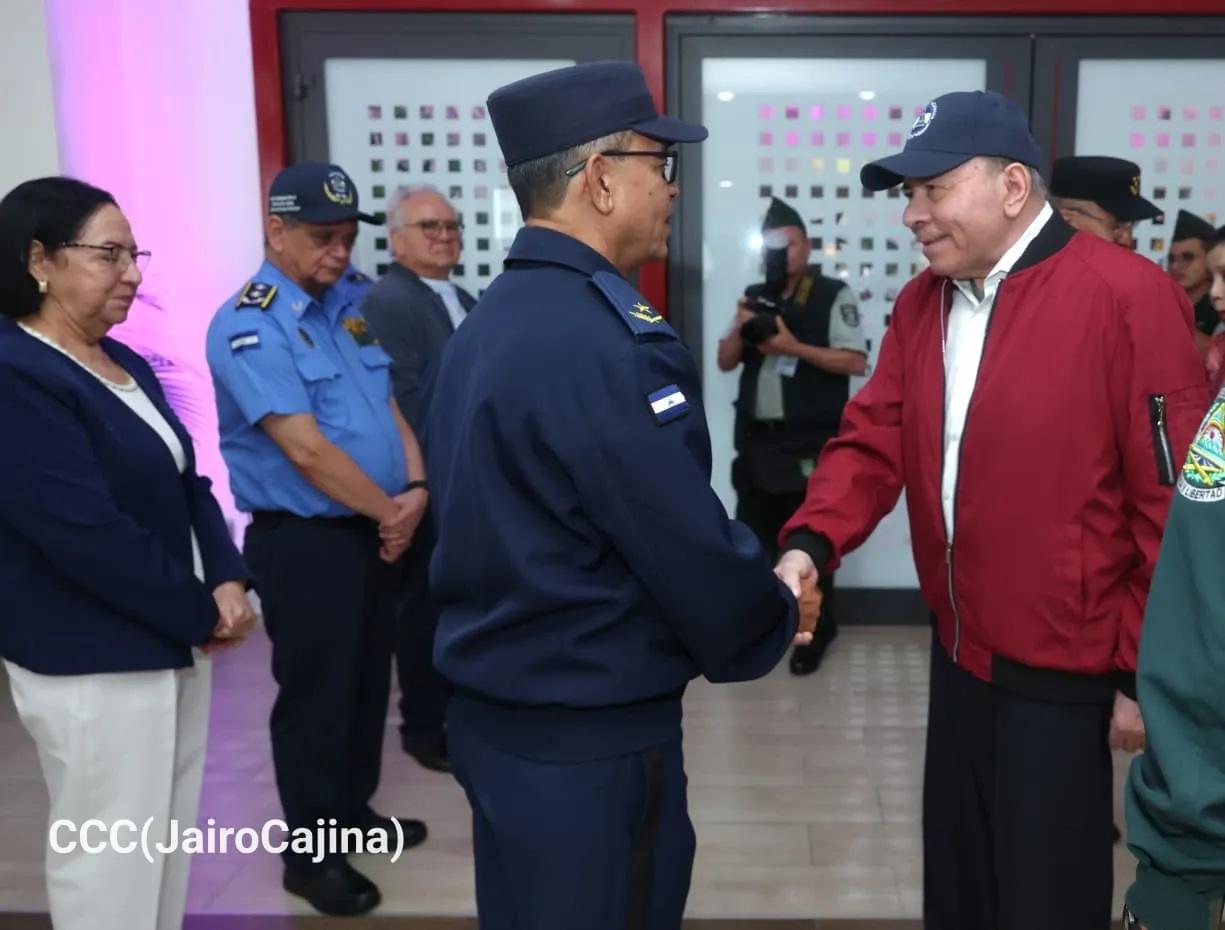 Acto del 47.º aniversario de fundación de la Fuerza Aérea y Defensa Antiaérea del Ejército de Nicaragua