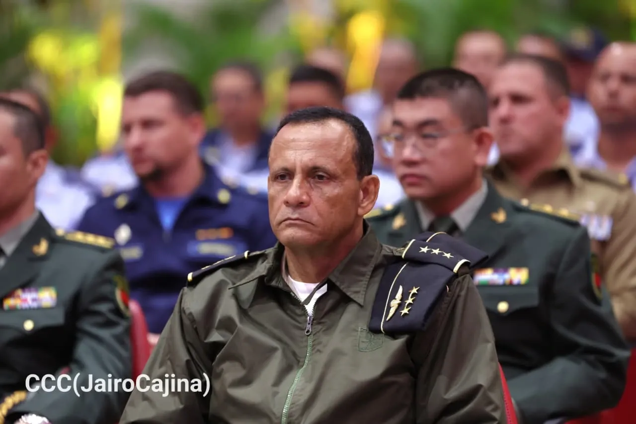 Acto del 47.º aniversario de fundación de la Fuerza Aérea y Defensa Antiaérea del Ejército de Nicaragua