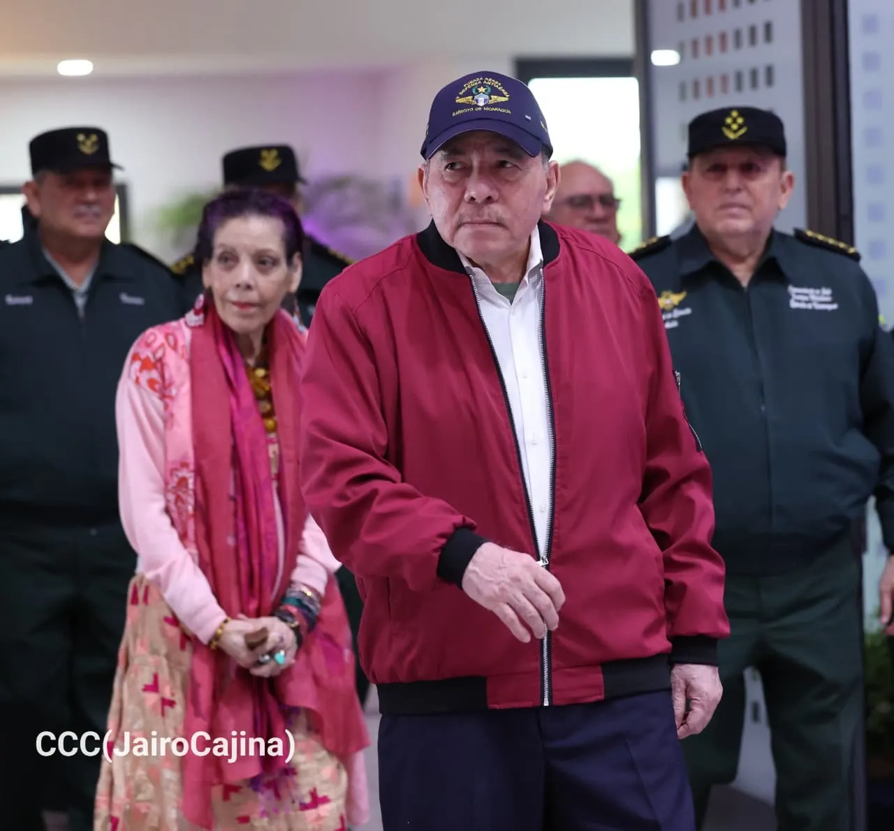 Acto del 47.º aniversario de fundación de la Fuerza Aérea y Defensa Antiaérea del Ejército de Nicaragua