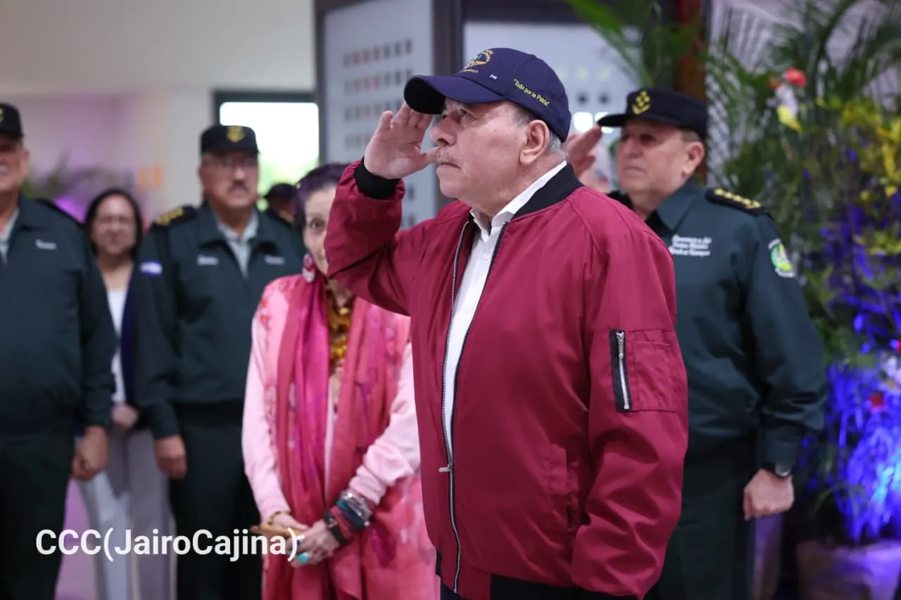 Acto del 47.º aniversario de fundación de la Fuerza Aérea y Defensa Antiaérea del Ejército de Nicaragua