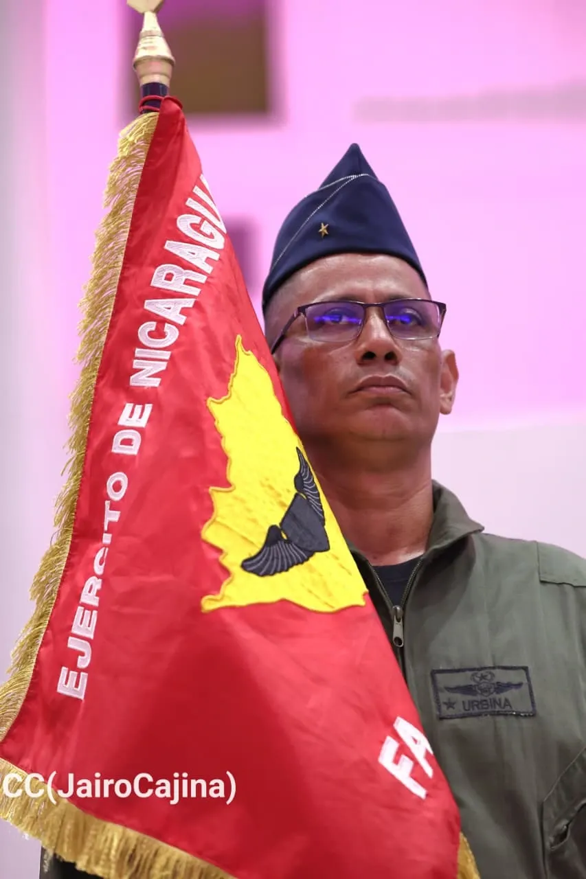 Acto del 47.º aniversario de fundación de la Fuerza Aérea y Defensa Antiaérea del Ejército de Nicaragua