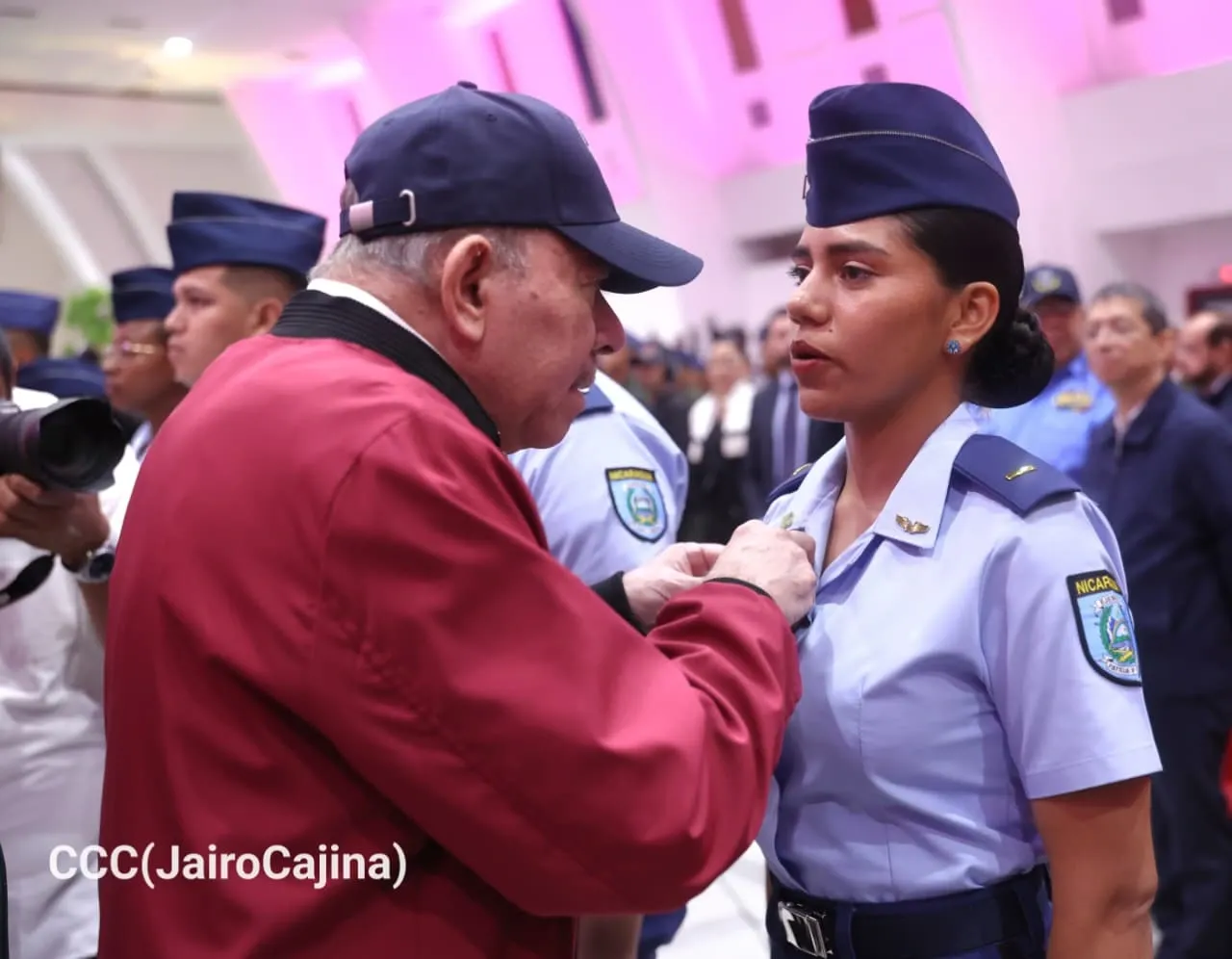 Acto del 47.º aniversario de fundación de la Fuerza Aérea y Defensa Antiaérea del Ejército de Nicaragua