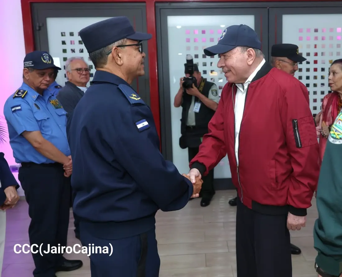 Acto del 47.º aniversario de fundación de la Fuerza Aérea y Defensa Antiaérea del Ejército de Nicaragua