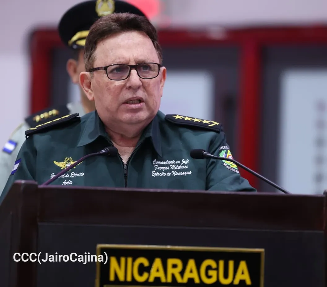 Acto del 47.º aniversario de fundación de la Fuerza Aérea y Defensa Antiaérea del Ejército de Nicaragua
