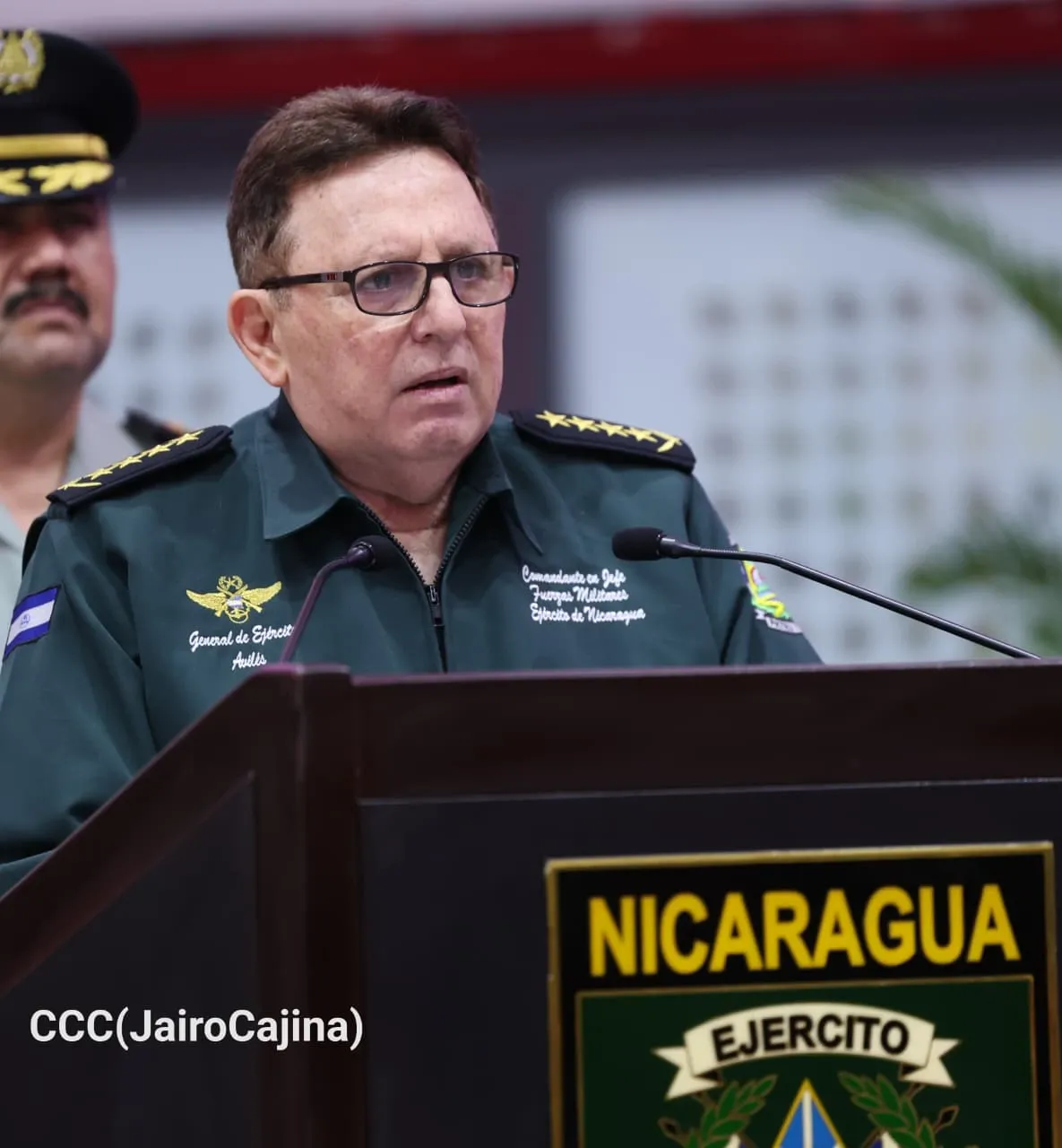 Acto del 47.º aniversario de fundación de la Fuerza Aérea y Defensa Antiaérea del Ejército de Nicaragua