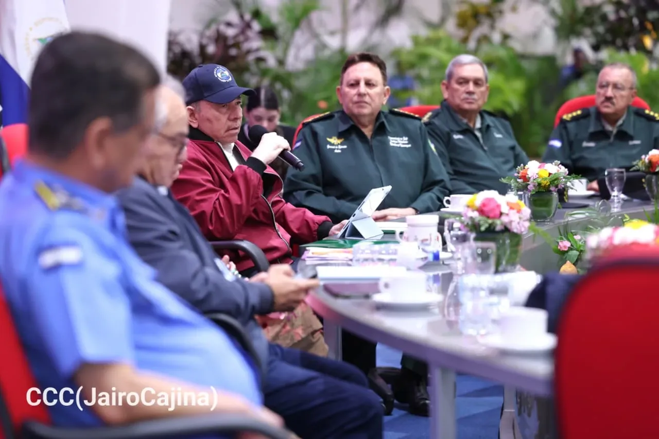 Acto del 47.º aniversario de fundación de la Fuerza Aérea y Defensa Antiaérea del Ejército de Nicaragua