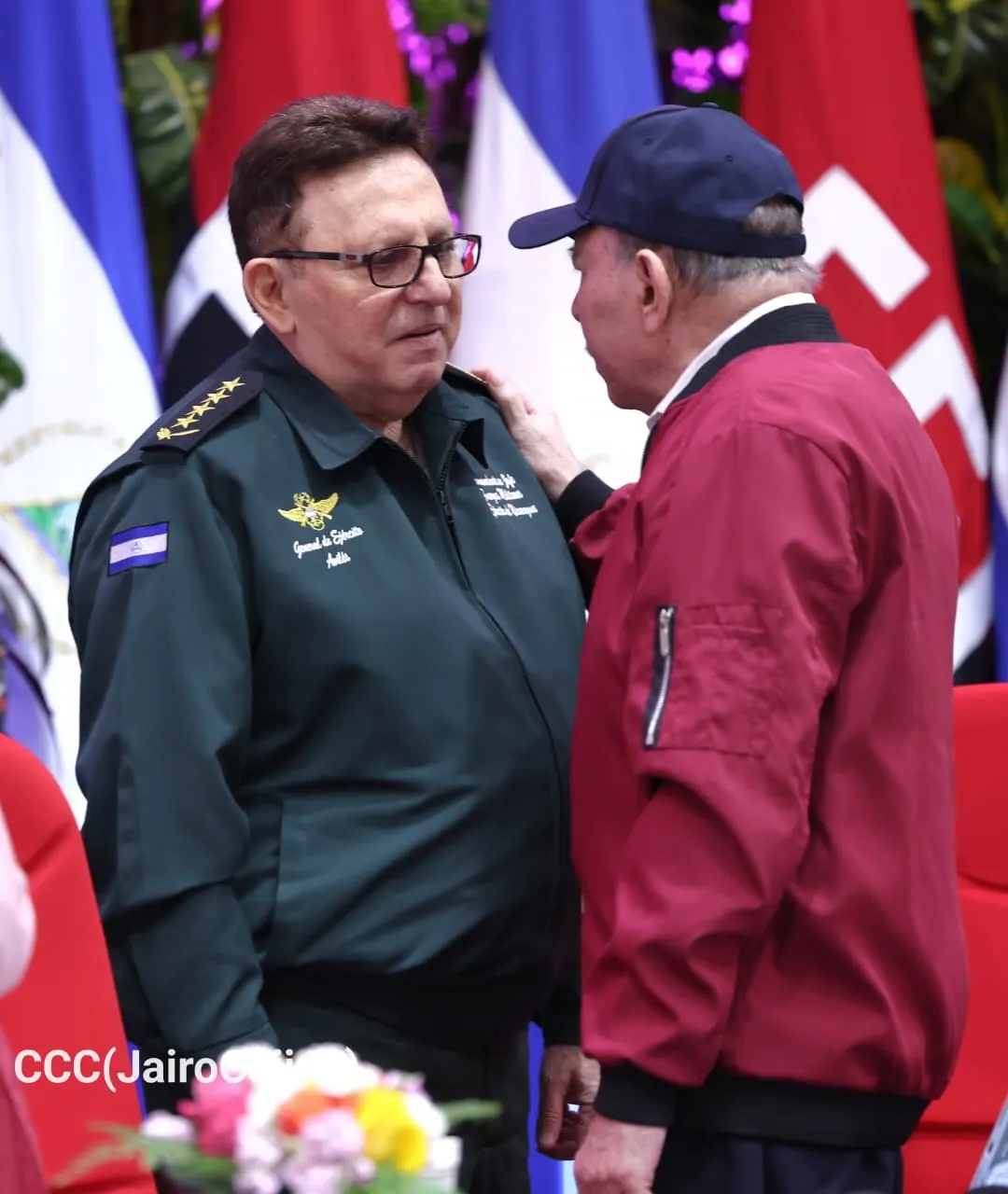 Acto del 47.º aniversario de fundación de la Fuerza Aérea y Defensa Antiaérea del Ejército de Nicaragua