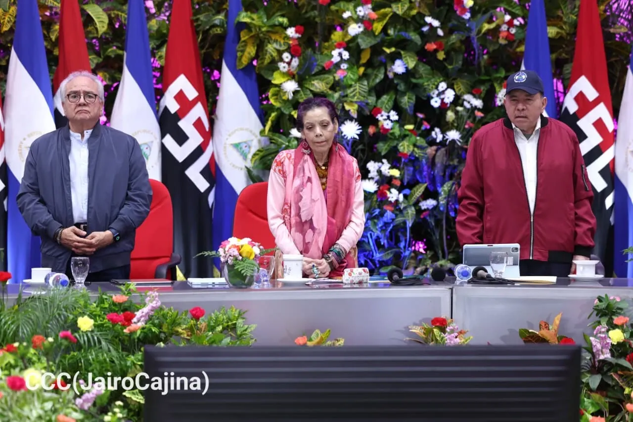 Acto del 47.º aniversario de fundación de la Fuerza Aérea y Defensa Antiaérea del Ejército de Nicaragua