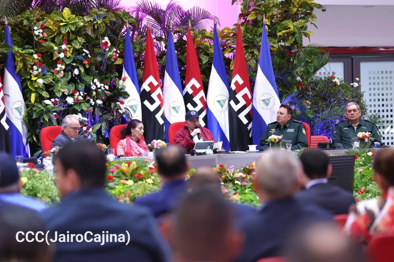Acto del 47.º aniversario de fundación de la Fuerza Aérea y Defensa Antiaérea del Ejército de Nicaragua