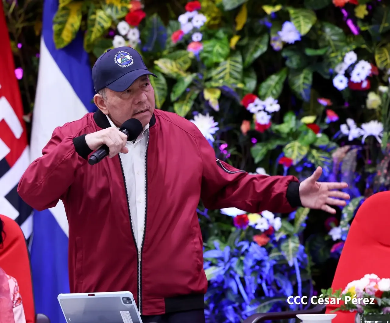 Acto del 47.º aniversario de fundación de la Fuerza Aérea y Defensa Antiaérea del Ejército de Nicaragua