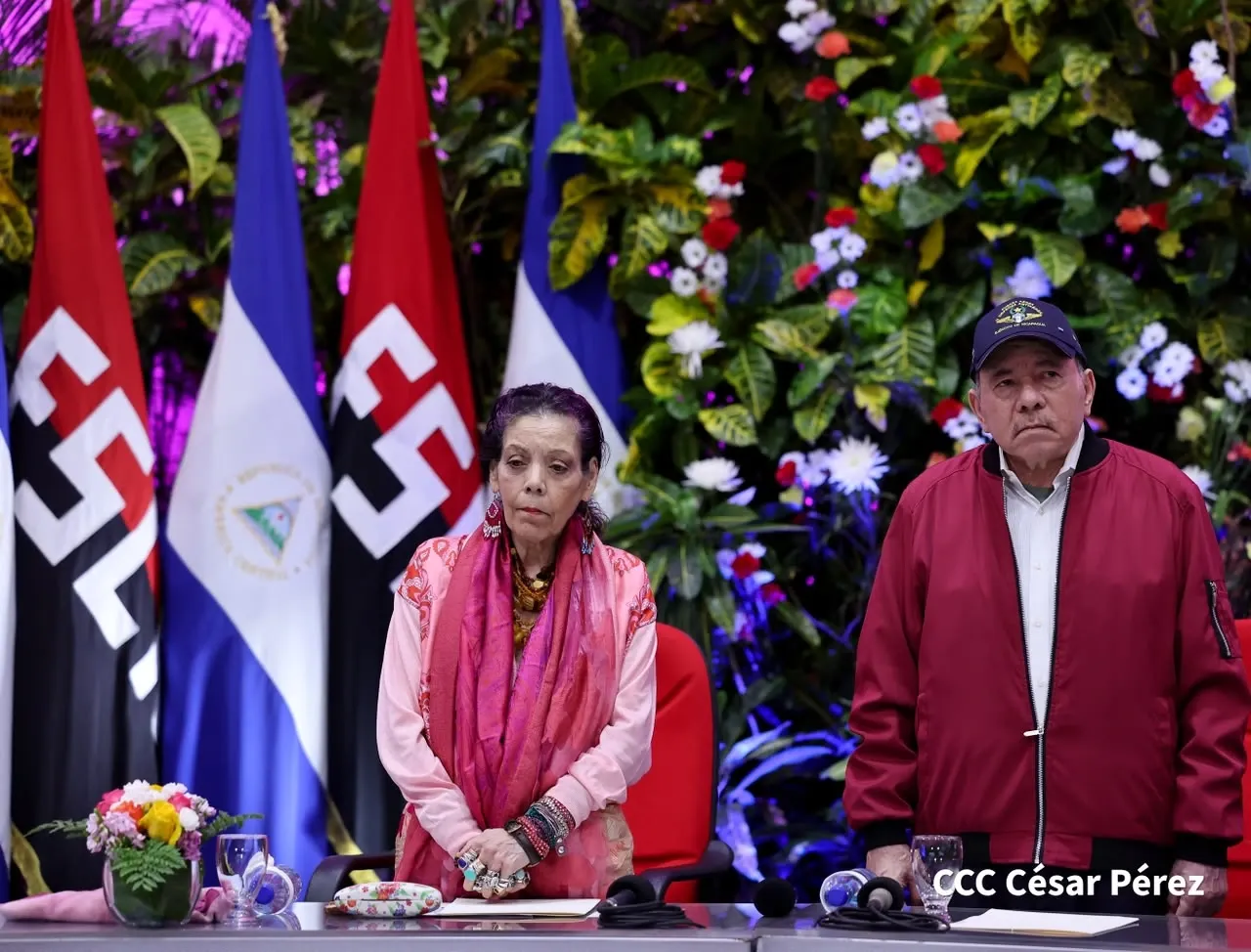 Acto del 47.º aniversario de fundación de la Fuerza Aérea y Defensa Antiaérea del Ejército de Nicaragua