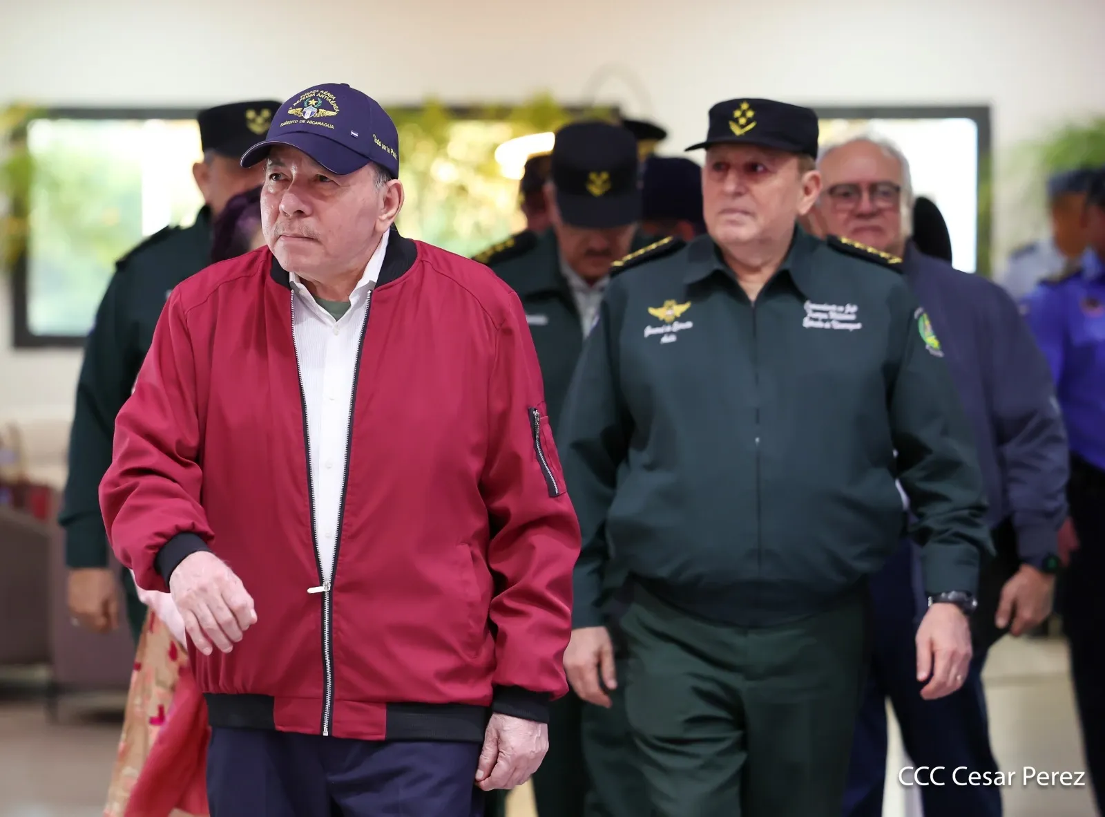 Acto del 47.º aniversario de fundación de la Fuerza Aérea y Defensa Antiaérea del Ejército de Nicaragua
