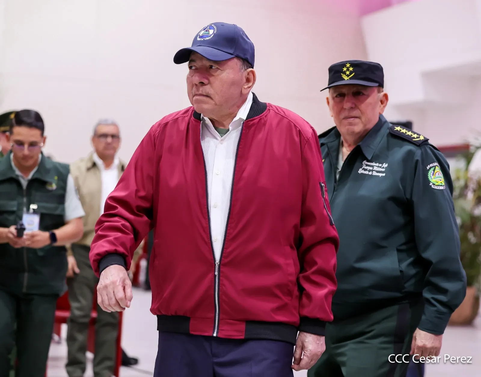 Acto del 47.º aniversario de fundación de la Fuerza Aérea y Defensa Antiaérea del Ejército de Nicaragua