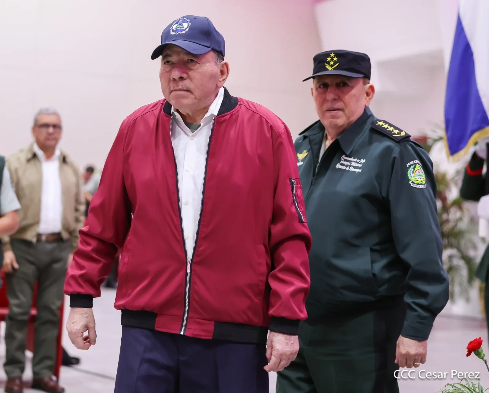 Acto del 47.º aniversario de fundación de la Fuerza Aérea y Defensa Antiaérea del Ejército de Nicaragua
