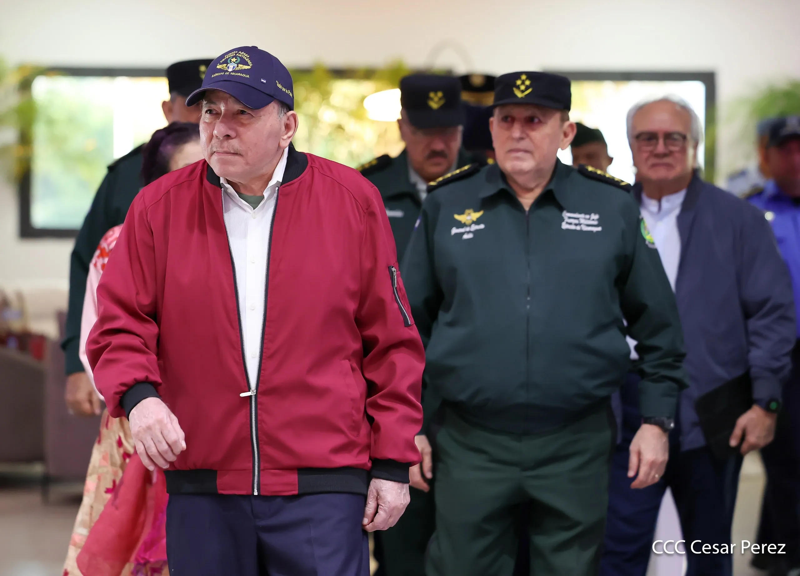 Acto del 47.º aniversario de fundación de la Fuerza Aérea y Defensa Antiaérea del Ejército de Nicaragua