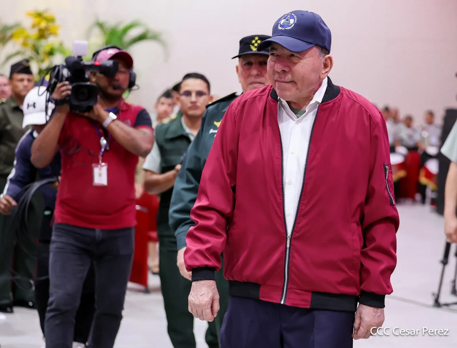 Acto del 47.º aniversario de fundación de la Fuerza Aérea y Defensa Antiaérea del Ejército de Nicaragua