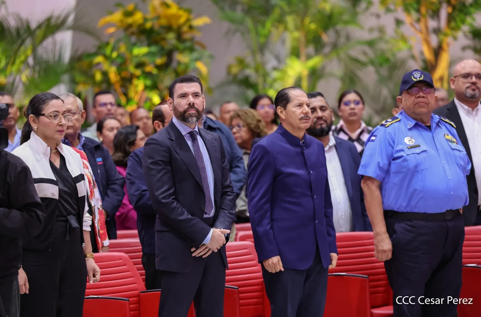Acto del 47.º aniversario de fundación de la Fuerza Aérea y Defensa Antiaérea del Ejército de Nicaragua