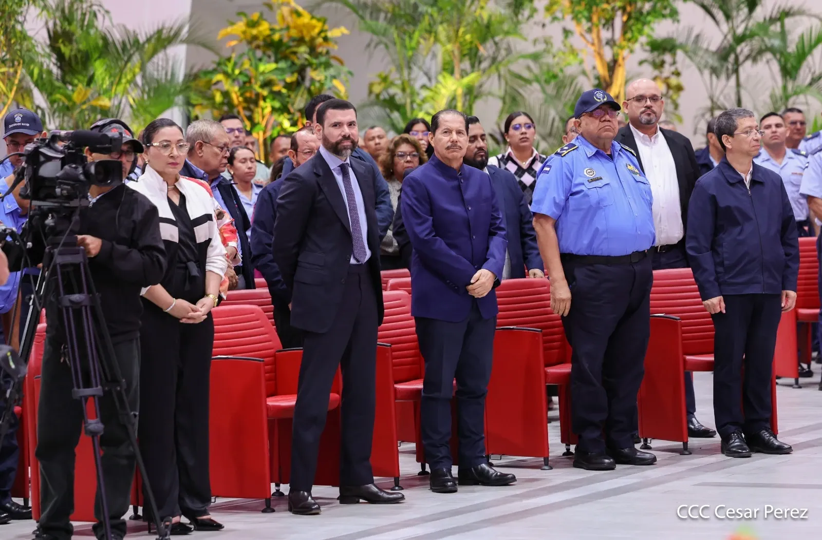Acto del 47.º aniversario de fundación de la Fuerza Aérea y Defensa Antiaérea del Ejército de Nicaragua