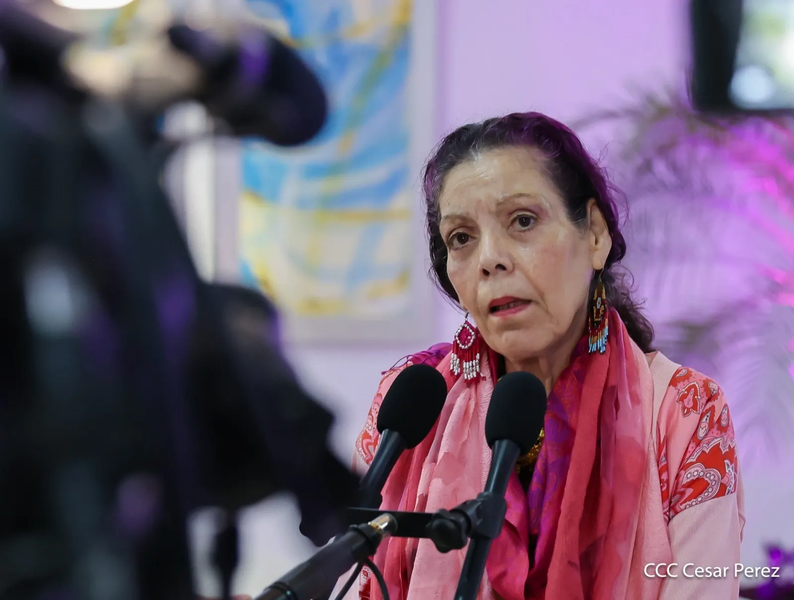 Acto del 47.º aniversario de fundación de la Fuerza Aérea y Defensa Antiaérea del Ejército de Nicaragua
