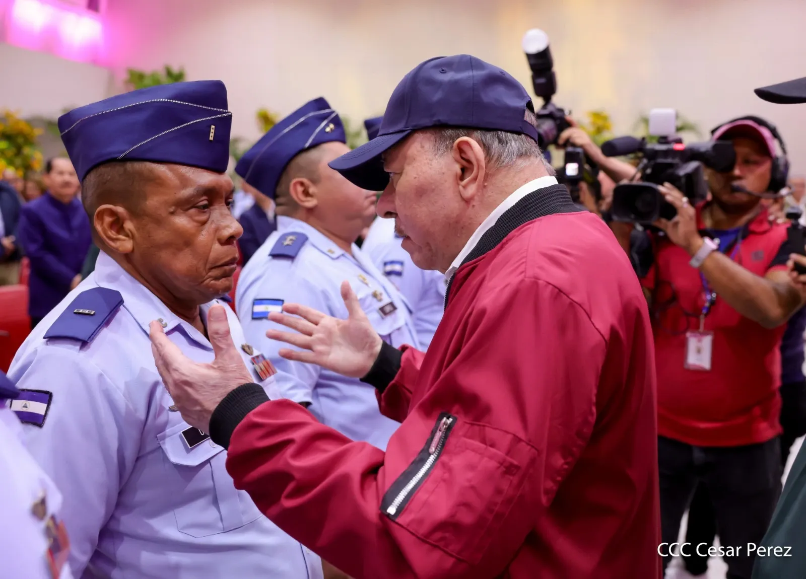 Acto del 47.º aniversario de fundación de la Fuerza Aérea y Defensa Antiaérea del Ejército de Nicaragua