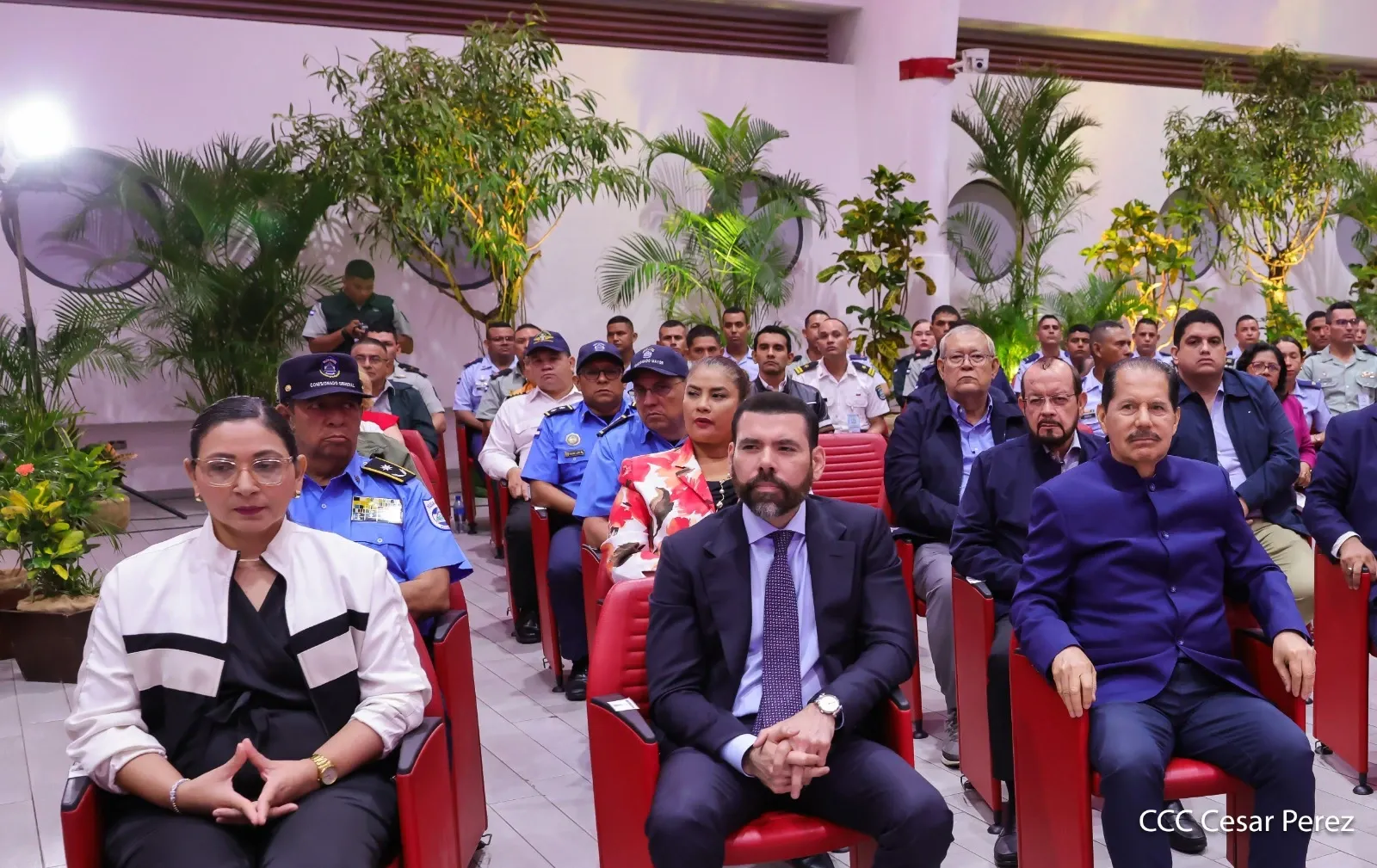 Acto del 47.º aniversario de fundación de la Fuerza Aérea y Defensa Antiaérea del Ejército de Nicaragua