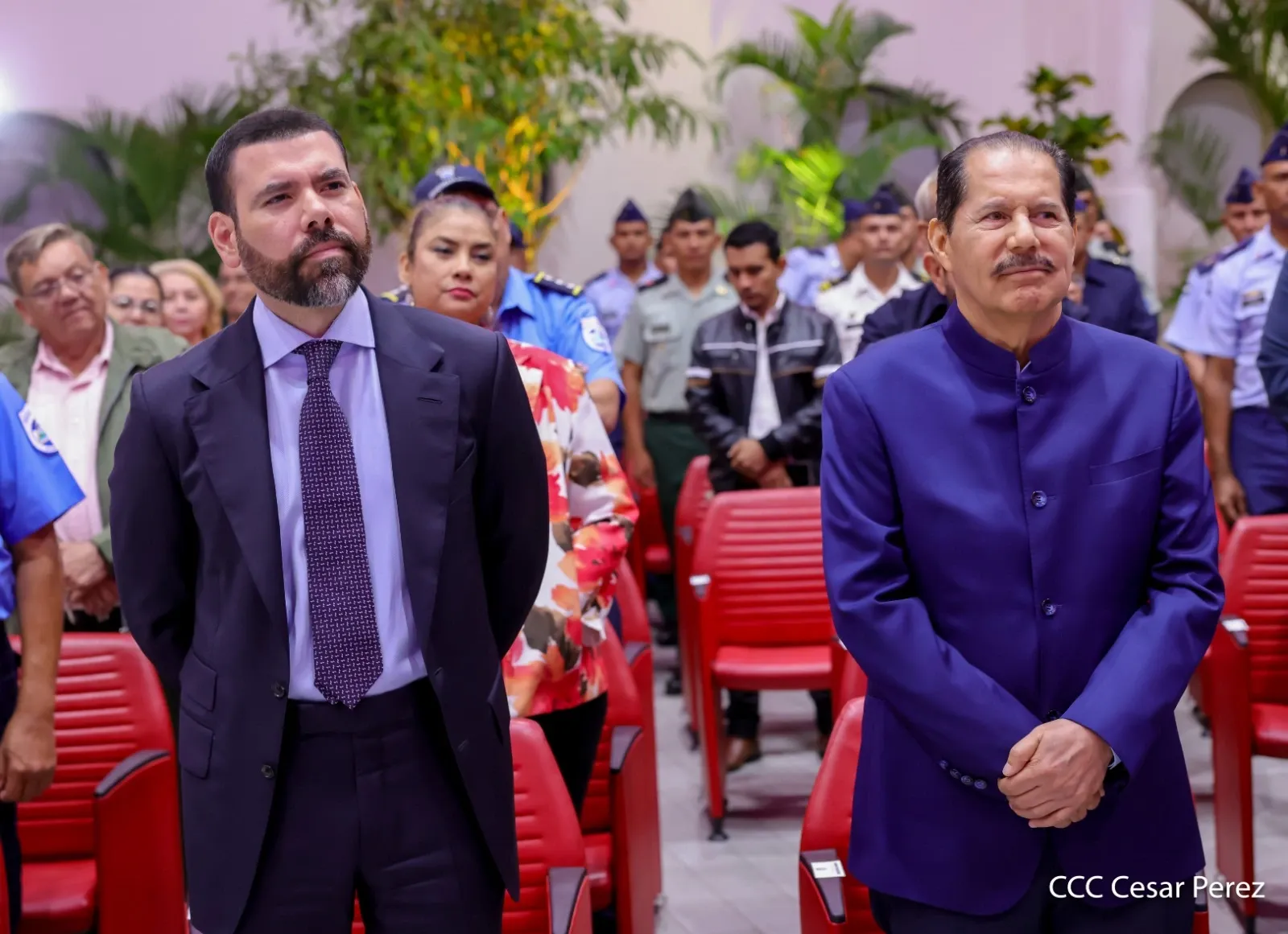 Acto del 47.º aniversario de fundación de la Fuerza Aérea y Defensa Antiaérea del Ejército de Nicaragua