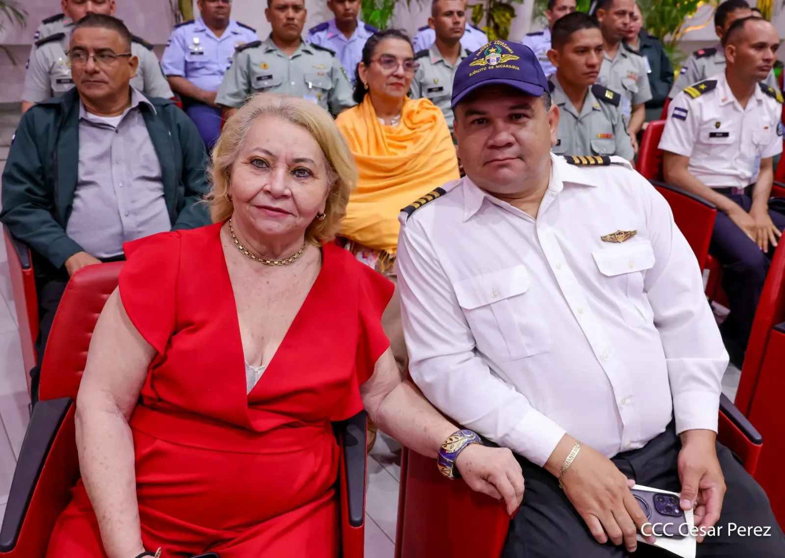 Acto del 47.º aniversario de fundación de la Fuerza Aérea y Defensa Antiaérea del Ejército de Nicaragua