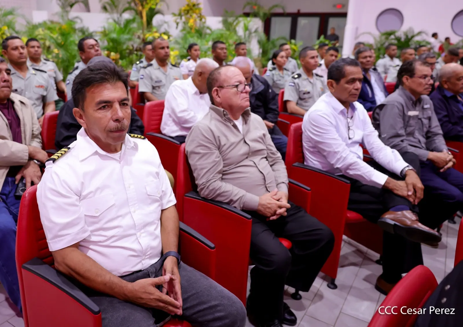 Acto del 47.º aniversario de fundación de la Fuerza Aérea y Defensa Antiaérea del Ejército de Nicaragua