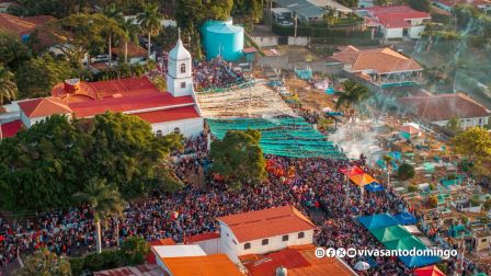 Santo Domingo de Guzmán regresa a su morada en Las Sierritas