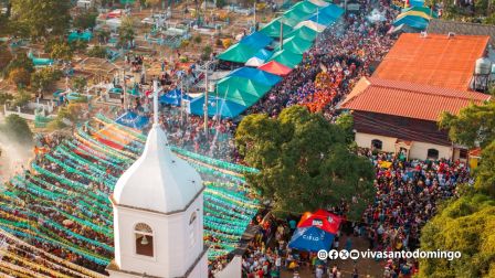 Santo Domingo de Guzmán regresa a su morada en Las Sierritas
