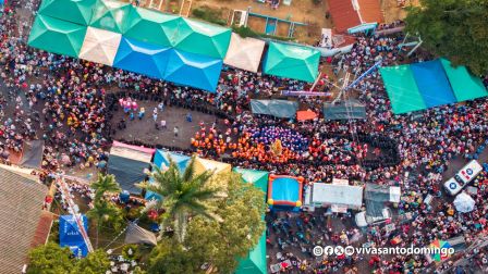 Santo Domingo de Guzmán regresa a su morada en Las Sierritas