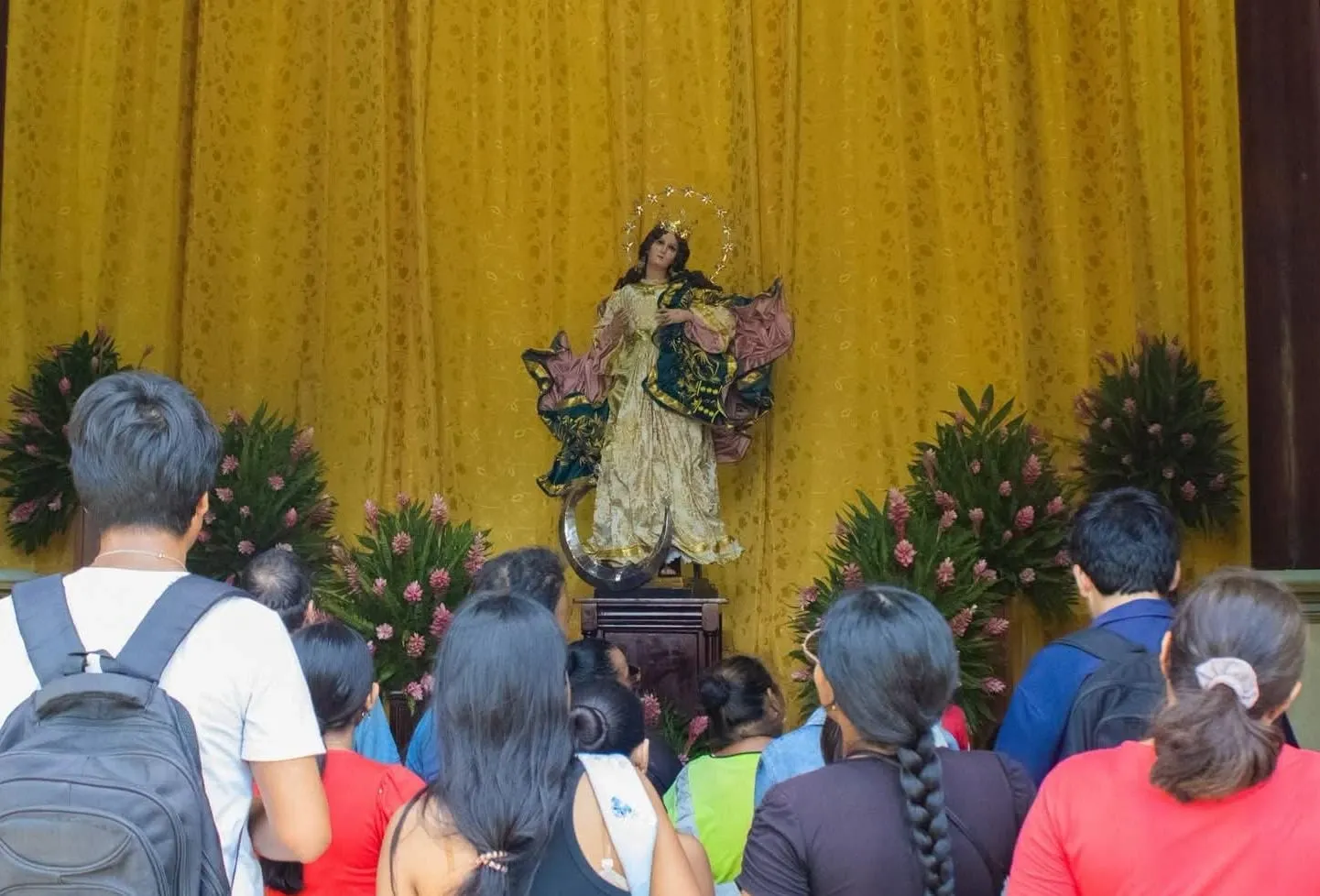 "Gritería Chiquita" en honor a la Asunción de María 