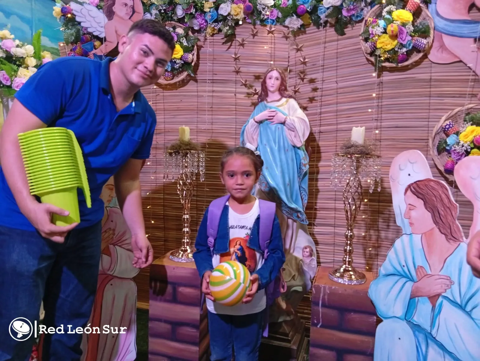 "Gritería Chiquita" en honor a la Asunción de María 