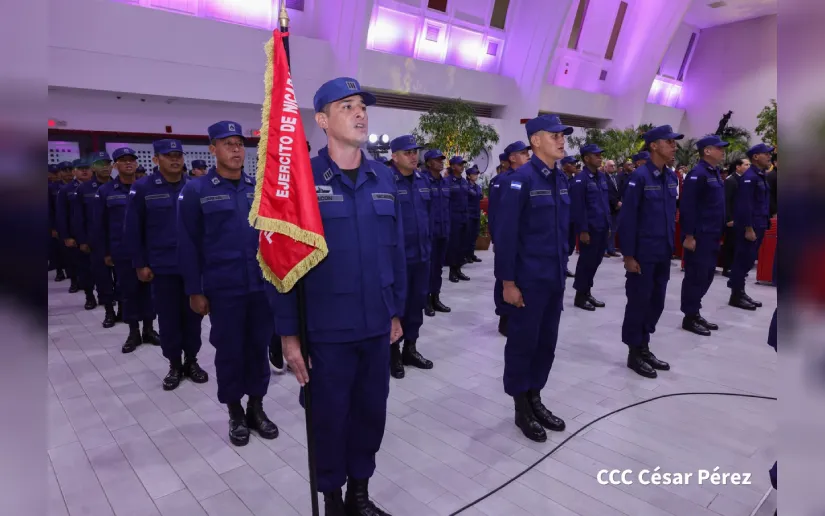 Acto del 46.º aniversario de fundación de la Fuerza Naval del Ejército de Nicaragua