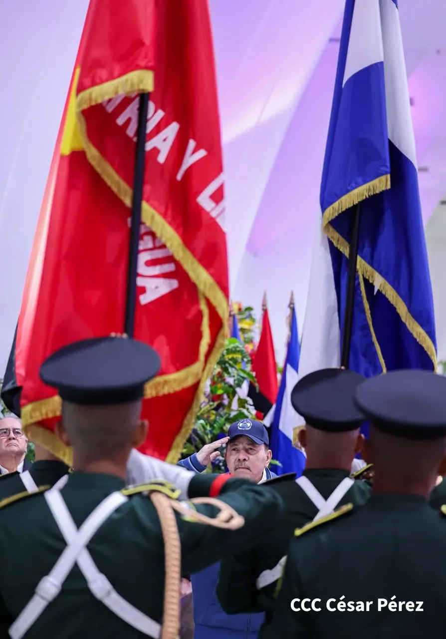 Acto del 46.º aniversario de fundación de la Fuerza Naval del Ejército de Nicaragua