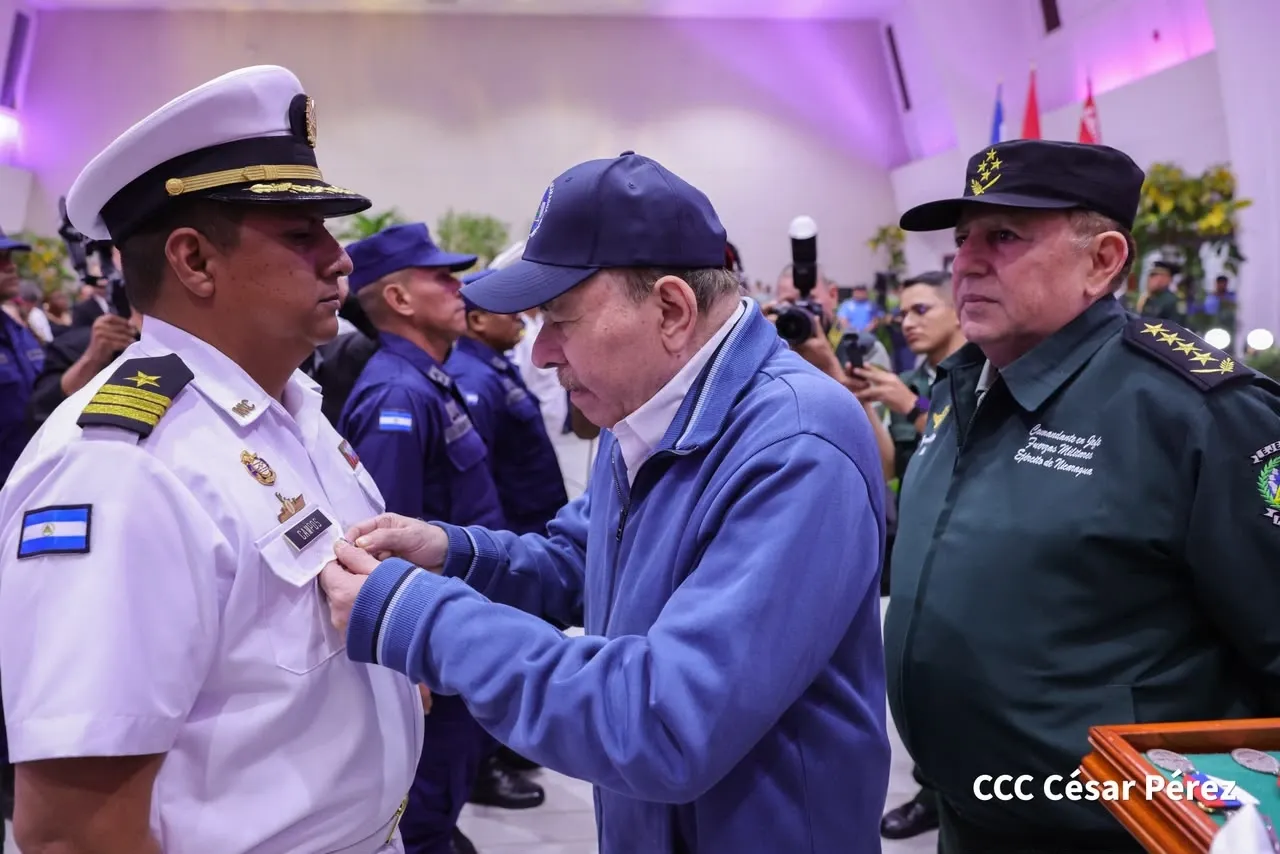 Acto del 46.º aniversario de fundación de la Fuerza Naval del Ejército de Nicaragua