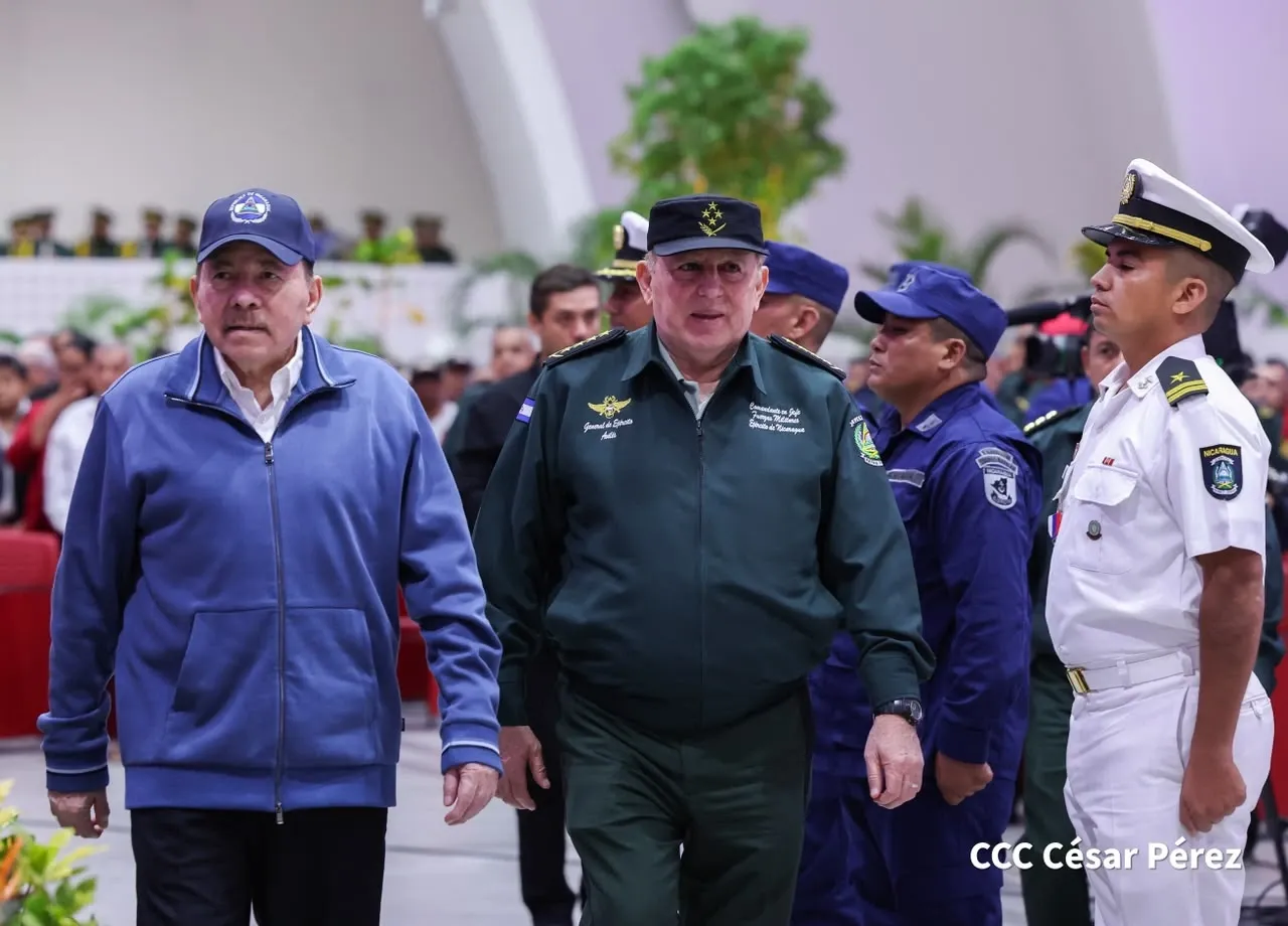 Acto del 46.º aniversario de fundación de la Fuerza Naval del Ejército de Nicaragua