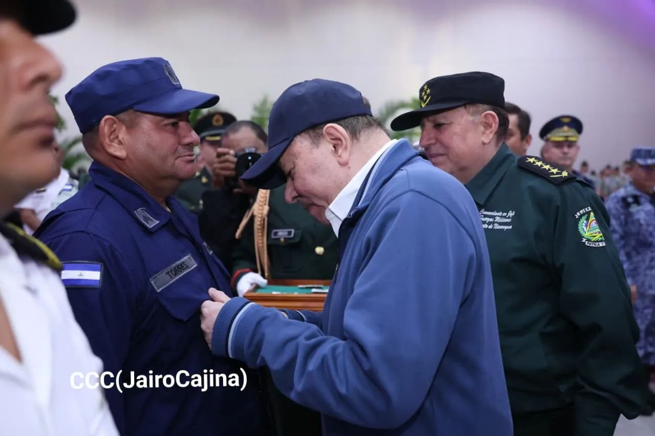 Acto del 46.º aniversario de fundación de la Fuerza Naval del Ejército de Nicaragua