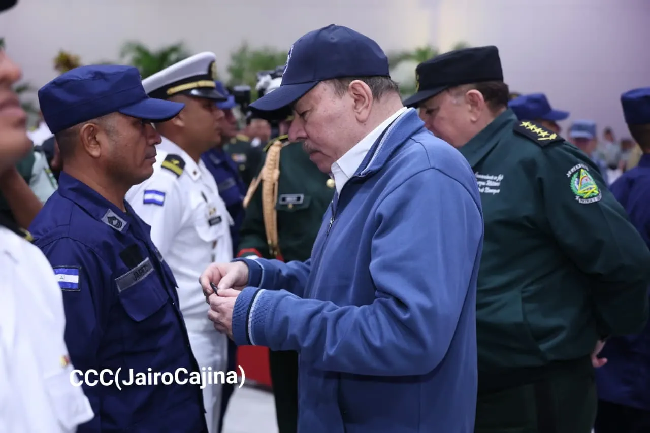 Acto del 46.º aniversario de fundación de la Fuerza Naval del Ejército de Nicaragua