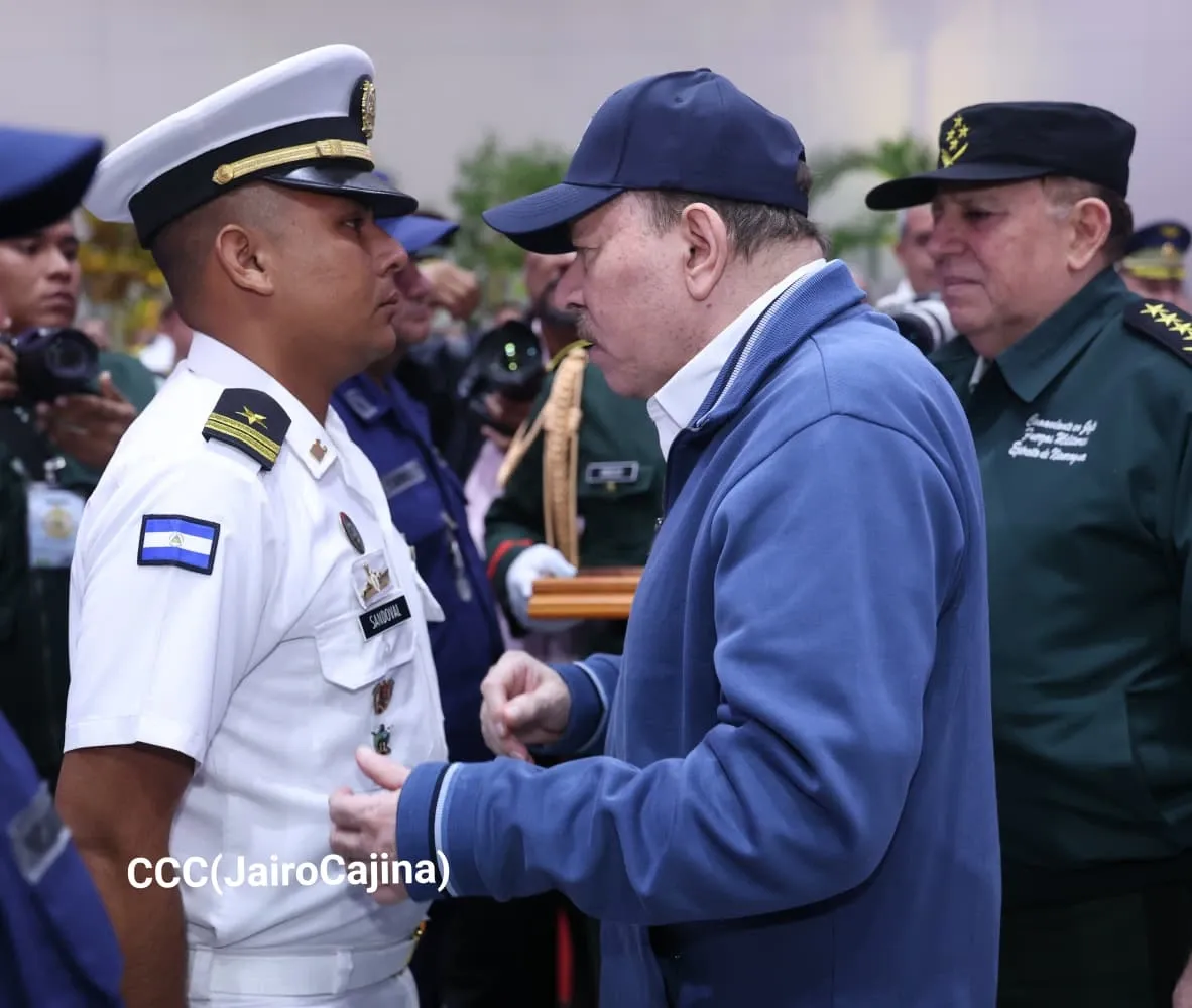 Acto del 46.º aniversario de fundación de la Fuerza Naval del Ejército de Nicaragua