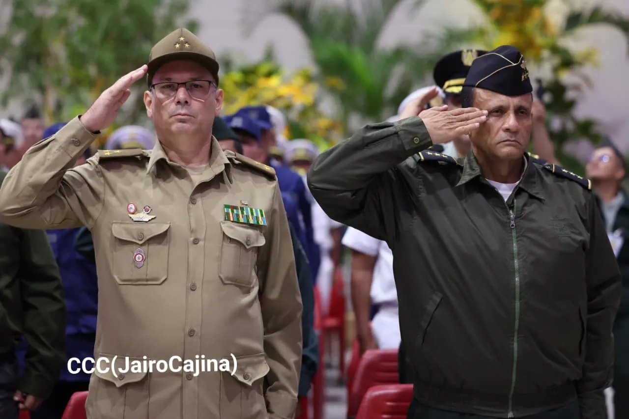 Acto del 46.º aniversario de fundación de la Fuerza Naval del Ejército de Nicaragua