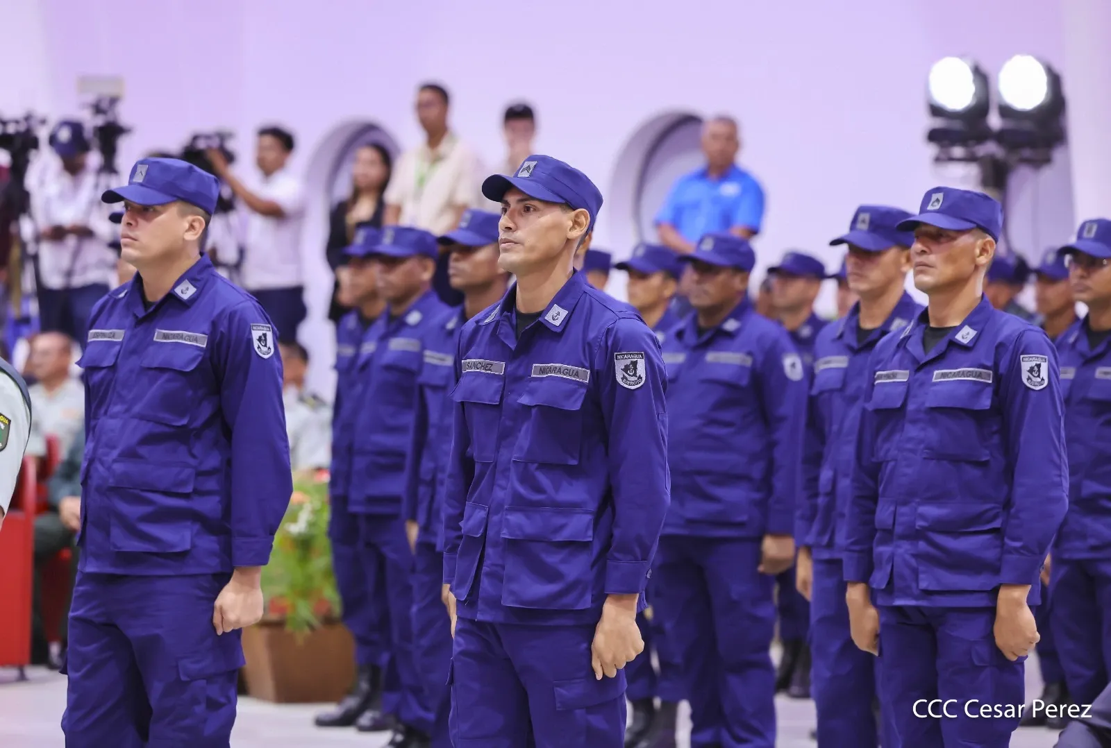 Acto del 46.º aniversario de fundación de la Fuerza Naval del Ejército de Nicaragua