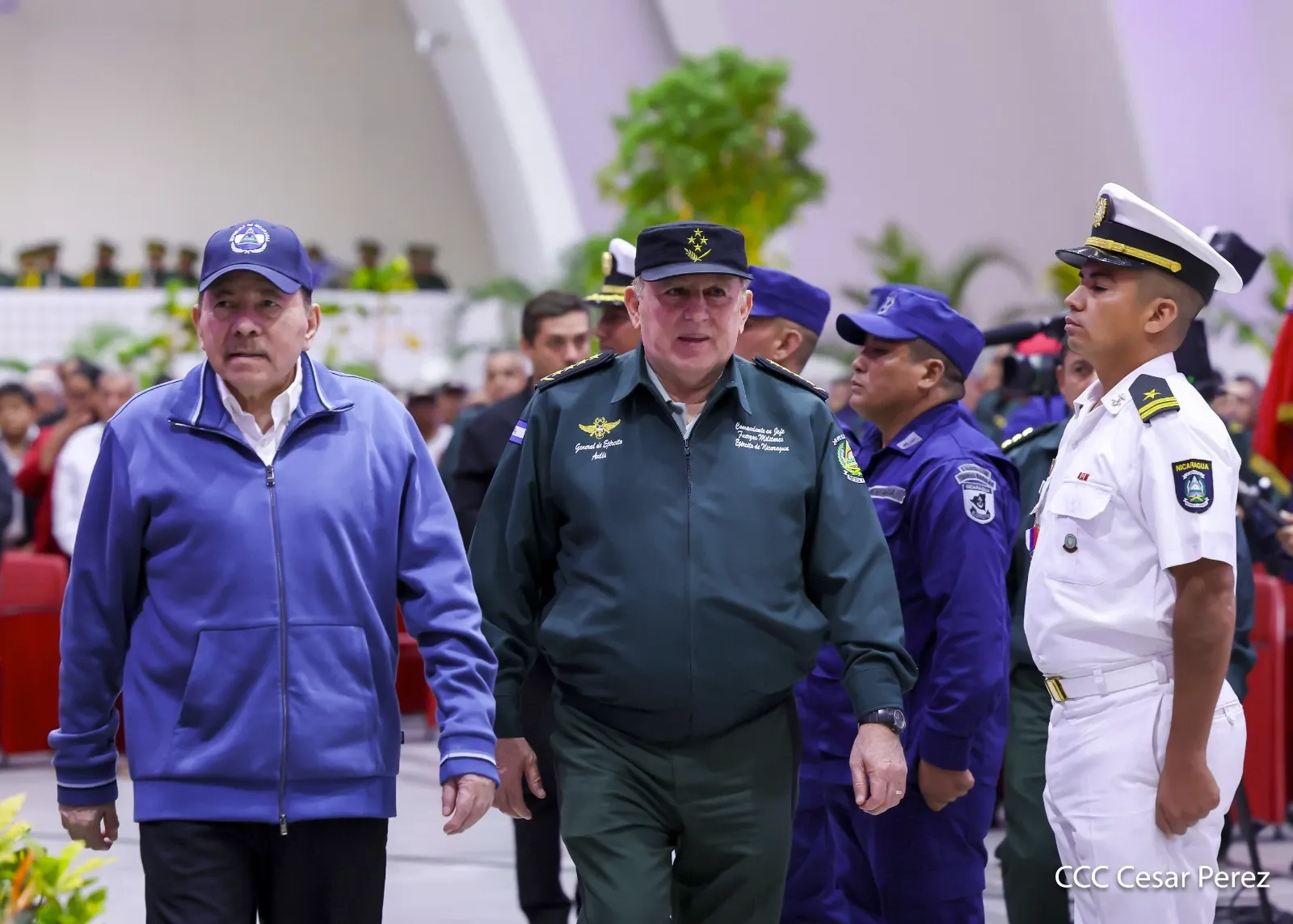 Acto del 46.º aniversario de fundación de la Fuerza Naval del Ejército de Nicaragua